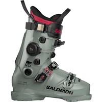 2027 Salomon S/Pro Alpha C Boa 130 Ski Boots - Men's - Wrought Iron / Black / Raspberry - side