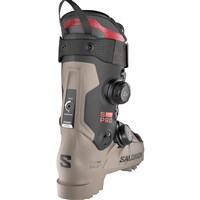 Salomon S/Pro Supra Dual BOA 120 Ski Boots - Men's - Roasted Cashew / Black / Samba Met - Angled
