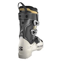 Salomon S/Pro Supra S BOA 105 W Ski Boots - Women's - Gray Aurora / Black / Gold Met - Angled