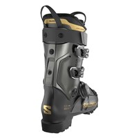 Salomon S/Pro Supra S BOA 95 W Ski Boots - Women's - Black / Beluga Met / Gold Met - Angled