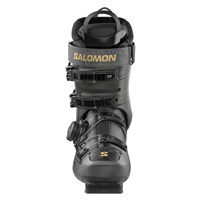 Salomon S/Pro Supra S BOA 95 W Ski Boots - Women's - Black / Beluga Met / Gold Met - Front