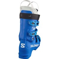 Salomon Equipe 90 Ski Boots - Youth - Raceblue / Wht / Er - Angled