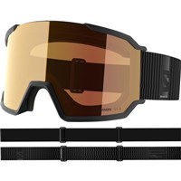 Salomon S View 3 Potochromic Goggle - Black Frame w/ Photo Red Lens (L47916800) - Angled