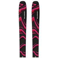 Saloomon QST 106 Skis - Unisex - Black / Equipe Red / Almond Milk - Tips