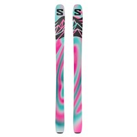 Saloomon QST 106 Skis - Unisex - Black / Equipe Red / Almond Milk - Base