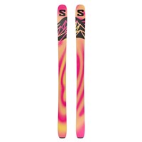 Salomon QST 100 Skis - Unisex - Black / Iceberg Green / Equipe Red - Base