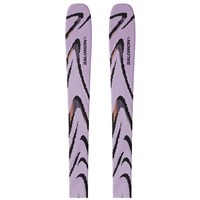 Salomon QST 94 Skis - Unisex - Lilac / Black / Fusion Coral - Tips