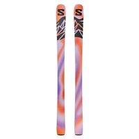 Salomon QST 94 Skis - Unisex - Lilac / Black / Fusion Coral - Base