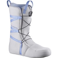 Salomon Pearl Boa Snowboard Boots - Women's - Gray Violet / Brunnera Blue / White