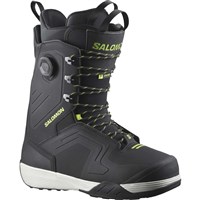 Salomon Dialogue Lace SJ Boa Snowboard Boots - Men's - Black / Lunar Rock / Acid Lime