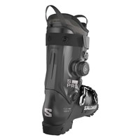 Salomon S/Pro Alpha C BOA 100 Ski Boots - Men's - Black / Dark Grey Met / Silver Met - Angled
