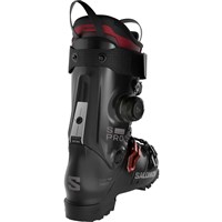 Salomon S/Pro Alpha C BOA 120 Ski Boots - Men's - Black / Samba Met / Dark Grey Met - Angled