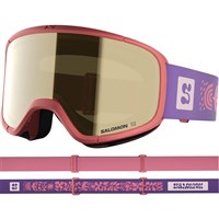 Salomon Rio Goggle - Sun Kissed Coral Frame w/ Gold Lens (L49310000) - Angled