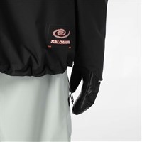 Salomon Venom Full Zip Shell Jacket - Men's - Deep Black
