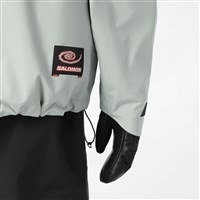 Salomon Venom Full Zip Shell Jacket - Men's - Wrought Iron / Cardamon Seed
