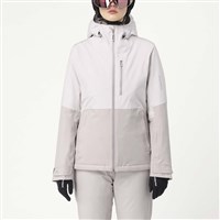 Salomon Highland Jacket - Women's - White Sand / Silver Cloud - Front