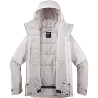 Salomon Highland Jacket - Women's - White Sand / Silver Cloud - Open