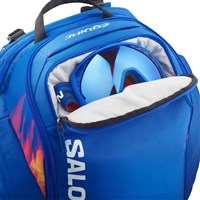 Salomon Go To Snow 50 Boot Bag - Race Blue / Fiery Red / Safety Yellow - Top