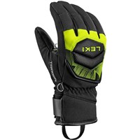 Leki WCR Core TR Glove - Junior - Black / Neon Yellow - Back