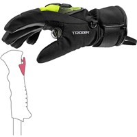 Leki WCR Core TR Glove - Junior - Black / Neon Yellow - Pole