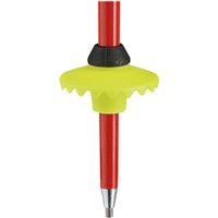 Leki WCR Evo Lite SL TR Pole - Bright Red / Violet / Neon Yellow - Basket
