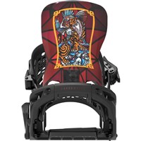 Bent Metal Lightning Supermatic Snowboard Bindings - Unisex - Black / Red