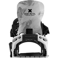 Bent Metal Lightning Supermatic Snowboard Bindings - Unisex - White 27