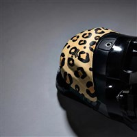 Bootcap 2.5 Ski Boot Insulated Toe Cover - Tan Leopard - top single