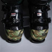 Bootcap 2.5 Ski Boot Insulated Toe Cover - Woodland Camo - top pair