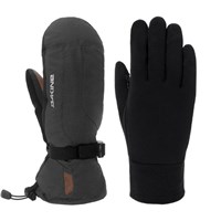 Dakine Scout 2.0 Leather DLX Mitts - Men's - Carbon Heather / Soft Silt / Silver Lining