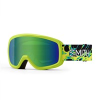 Smith Snowday Goggle - Youth - Electric Lime Slime Frame w/ Green Sol-X Mirror Lens (M004423X599C5)