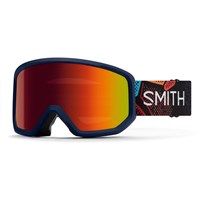 Smith Transfer Goggle - Midnight Geo Alpine Frame w/ Red Sol-X Mirror Lens (M004523WS99C1)
