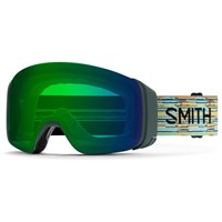 Smith 4D Mag Goggle - Emerald ReNU Upcycled Scrap Frm w/ CP Green Mir + CP Storm Amber Lenses (M007323VL99XP) - GOGGLE