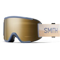 Smith Squad S Goggle - Steel Blue Split Frame w/ CP Sun Black Gold Mirror + Clear Lenses (M007643W399MN)