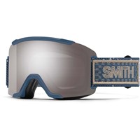 Smith Squad Goggle - Future Grey Warm Steel Frame w/ CP Sun Platinum Mirror + CP Storm Blue Lenses (M007883W0995T)