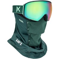 Anon M4 Goggles Toric + Bonus Lens + MFI® Face Mask - Brunswick Green Frame w/ Perceive Variable Green Lens (203551AFBU)