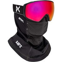 Anon M4S Toric Goggles + Bonus Lens + MFI Face Mask - Black Frame w/ Perceive Sunny Red Lens (2357814Z58)