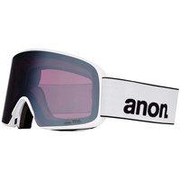 Anon M6 Goggles + Bonus Lens - White Frame w/ Perceive Sunny Onyx + Perceive Sunny Violet Lenses (3054610Z59)