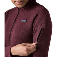 Patagonia Better Sweater Jacket - Women's - Berry Fig - Neck