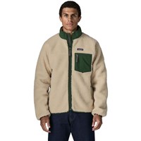 Patagonia Classic Retro X Jacket - Men's - Dark Natural w/Treeline Green - Front