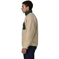 Patagonia Classic Retro X Jacket - Men's - Dark Natural w/Treeline Green - Side