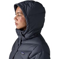 Patagonia Down With It Parka - Women's - Sunken Blue - Hood