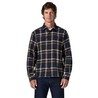 Patagonia Fjord Flannel Shirt - Men's - Crossing / New Navy - Front