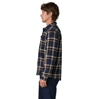 Patagonia Fjord Flannel Shirt - Men's - Crossing / New Navy - Side