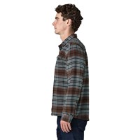Patagonia Fjord Flannel Shirt - Men's - Rising Storm / Blue Sage - Side