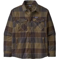Patagonia Lightweight Insulated Fjord Flannel Shirt - Men's - Snow Owl / Basin Green - Lone