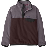 Patagonia Lightweight Snap-T Pullover - Youth - Let's Chat / Den Brown - Front