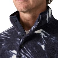 Patagonia LW Synch Snap-T P/O - Men's - Polar Breeze / Sunken Blue - Neck