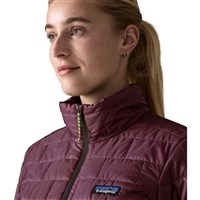 Patagonia Nano Puff Jacket - Women's - Berry Fig - Neck