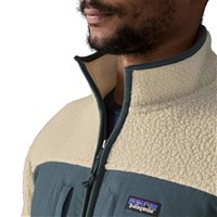 Patagonia Retro Pile Patch Jacket - Men's - Pelican - Collar